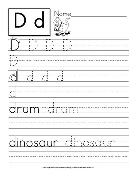 manuscript writing for preschoolers