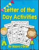 Letter of the Day Activities