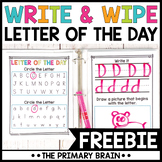 Letter of the Day Write and Wipe Activities | Letters Name