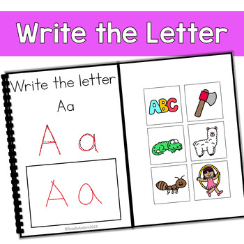 Letter of the Day Adapted Books - Special Education - Letter of the Week