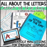 Letter of the Day - Alphabet Intervention for Special Education