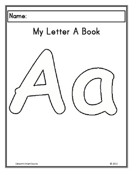 Letter of the Day Book A by Saleem's Smart Source | TPT