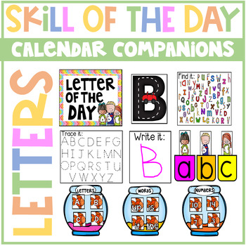 Preview of Letter of the Day Calendar Companion Uppercase and Lowercase