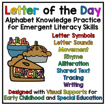Preview of Letter of the Day Interactivities | Alphabet Knowledge | Emergent Literacy