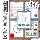 Letter of the Week A, B, & C Bundle (Matching, Worksheets,