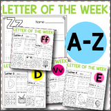 Letter of the Week A to Z Bundle | Fun Alphabet Activities