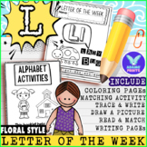 Letter of the Week - Aalphabet L with 10 Fun Activities Pr