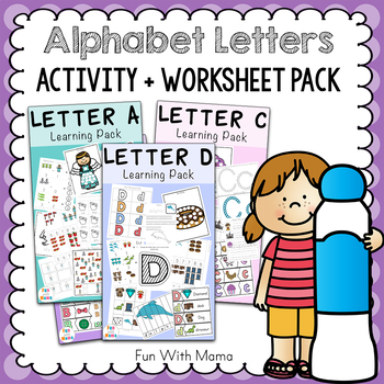 Preview of Letter of the Week Activities Bundle | Alphabet A-Z | Preschool & Kindergarten