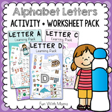 Letter of the Week Activities Bundle | Alphabet A-Z | Pres
