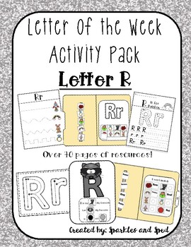 Preview of Letter of the Week Activity Pack ( Letter R)