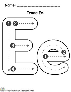 Preview of Letter of the Week Activity Packet-Letter Ee (Short E Sound)