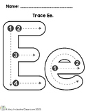 Letter of the Week Activity Packet-Letter Ee (Short E Sound)
