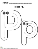 Letter of the Week Activity Packet-Letter Pp