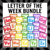 Letter of the Week Alphabet Curriculum Mega Bundle