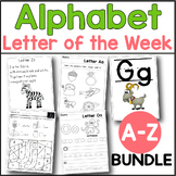 Letter of the Week Alphabet Worksheets A-Z | Alphabet Acti