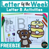 Letter of the Week B Activities FREEBIE | Alphabet Q Tip C