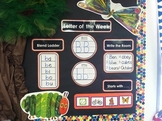 Letter of the Week Bulletin Board Set