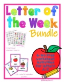 Letter of the Week Bundle A-Z includes Alphabet Posters Di