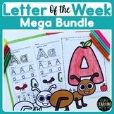 Letter of the Week Bundle | Alphabet Q Tip Crafts | Alphab