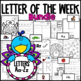 Letter of the Week Bundle Letters Aa - Zz | All About Letters