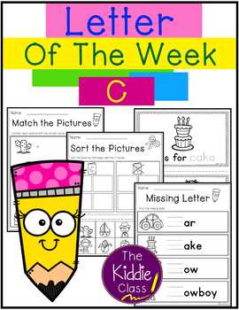 Letter of the Week C by The Kiddie Class | Teachers Pay Teachers