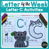Letter of the Week C Activities | Alphabet C Q Tip Crafts 