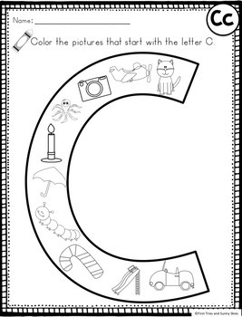 Letter of the Week C - Letter of the Day C - Letter C | TpT
