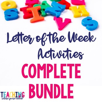 Preview of Letter of the Week Complete Bundle