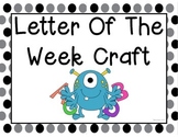 Letter of the Week Craft A-Z