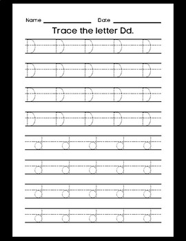 Letter of the Week D-Z Activities by Kristal Jackson | TPT