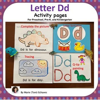 Letter of the Week Dd for Pre-K, Preschool & Kindergarten by Marie Echaves