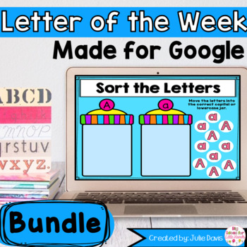 Preview of Alphabet Practice Games - Letter Recognition Identification Activities Google