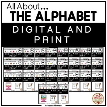 Preview of ALPHABET - Letter of the Week - Digital {Google Slides™} and Print