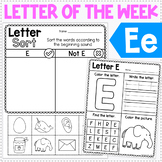 Letter of the Week E - Learn the Alphabet