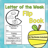 Letter of the Week Flip Books - 26 books included 
