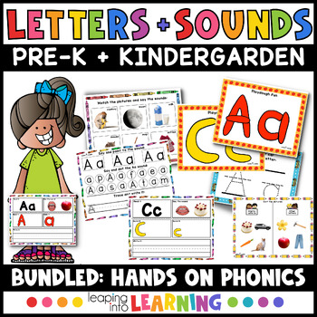 Preview of Pre-K | Kindergarten Hands-on Letter Activities Curriculum | Toddler Literacy