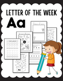Letter of the Week -Letter A Activities Worksheets for kids