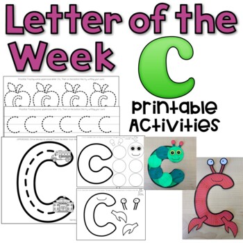 Letter of the Week: Letter C Activities by Petite Speech Geek | TPT