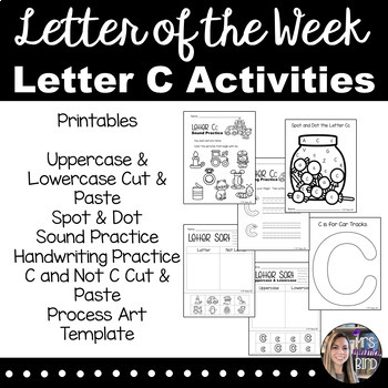 Letter of the Week | Letter C Activities by Mrs Mama Bird | TPT