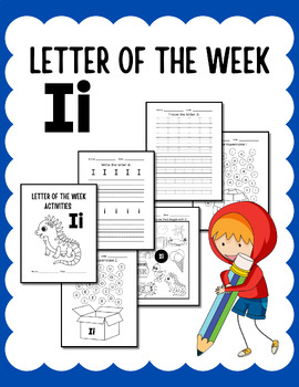 Preview of Letter of the Week -Letter I Activities Worksheets for kids