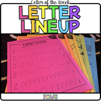 Preview of Alphabet Letter Curriculum A to Z - Fine Motor Activities
