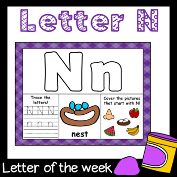 Letter of the Week - Letter N by Little Olive | TPT