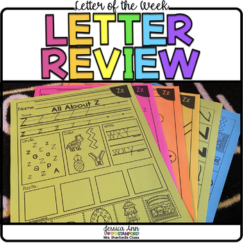 Preview of Alphabet Letter Curriculum A to Z- Identification & Phonemic Awareness Review