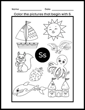 Letter of the Week -Letter S Activities Worksheets for kids by ...