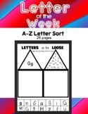 Letter of the Week || Letter Sort || A-Z Worksheets || ELA