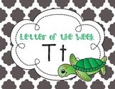 Letter of the Week | Letter T Activities
