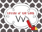 Letter of the Week | Letter V Activities