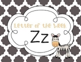 Letter of the Week | Letter Z Activities