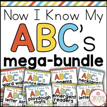 Preview of ALPHABET ACTIVITIES BUNDLE FOR LETTER RECOGNITION | PRE-K AND KINDERGARTEN