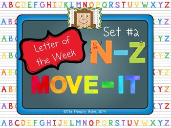 Preview of MOVE IT through the Alphabet - Set 2 N-Z